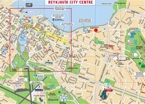 downtown reykjavik map|street map of reykjavik iceland.